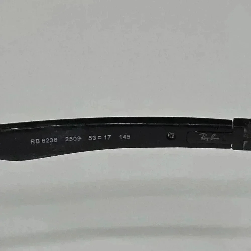Ray-Ban RB 6238 2509 Eyeglasses Black Full Rim Metal FRAMES ONLY 53-17-1… - Picture 2 of 9